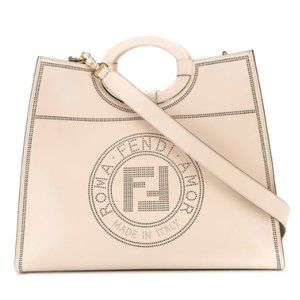 Fendi Runway perforated tote